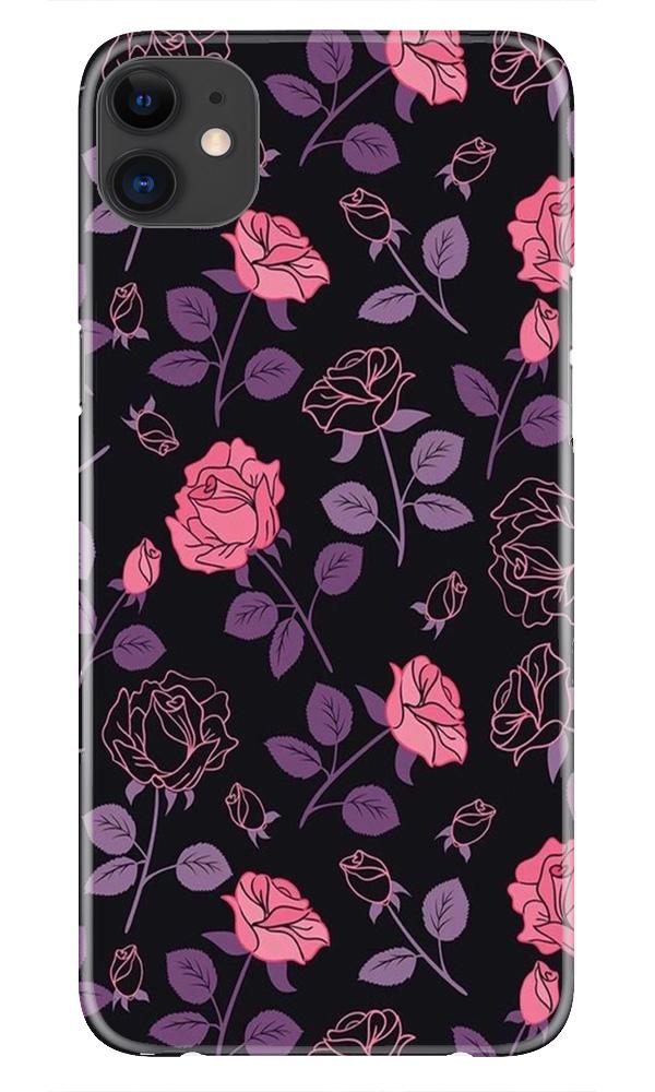 Rose Pattern Mobile Back Case for iPhone 11 (Design - 2) Rose Pattern Case for iPhone 11