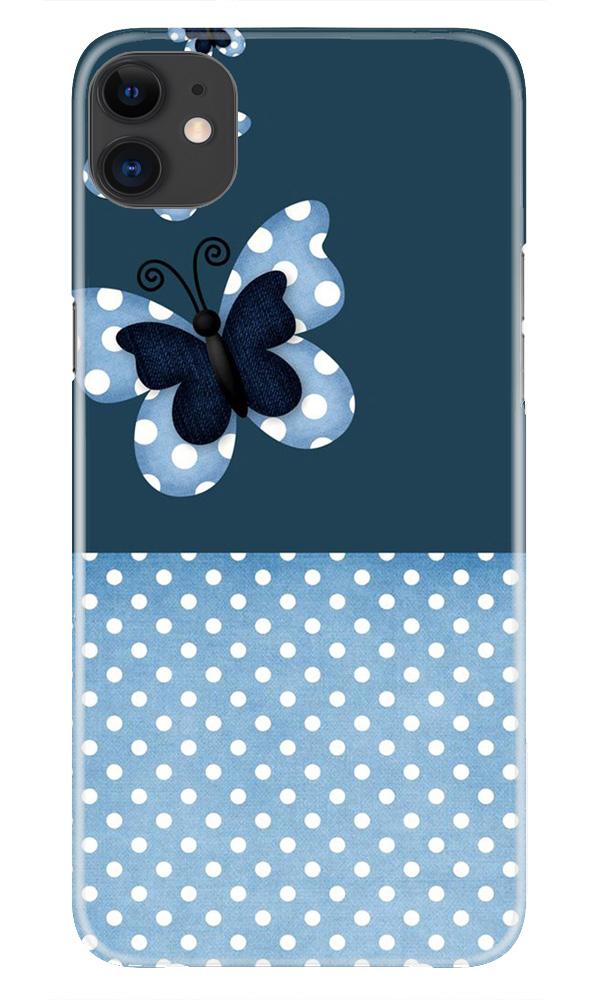White dots Butterfly Mobile Back Case for iPhone 11 (Design - 31) White dots Butterfly Case for iPhone 11