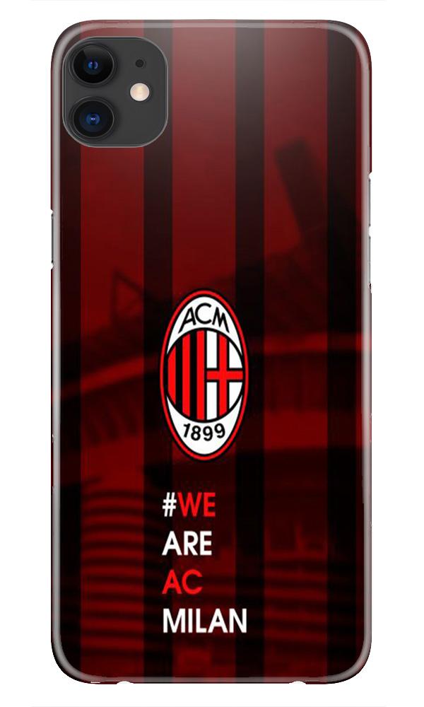 AC Milan Mobile Back Case for iPhone 11 (Design - 155) AC Milan Case for iPhone 11 (Design - 155)