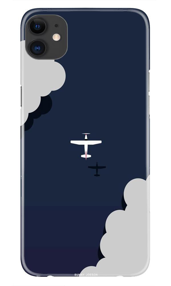 Clouds Plane Mobile Back Case for iPhone 11 (Design - 196) Clouds Plane Case for iPhone 11 (Design - 196)