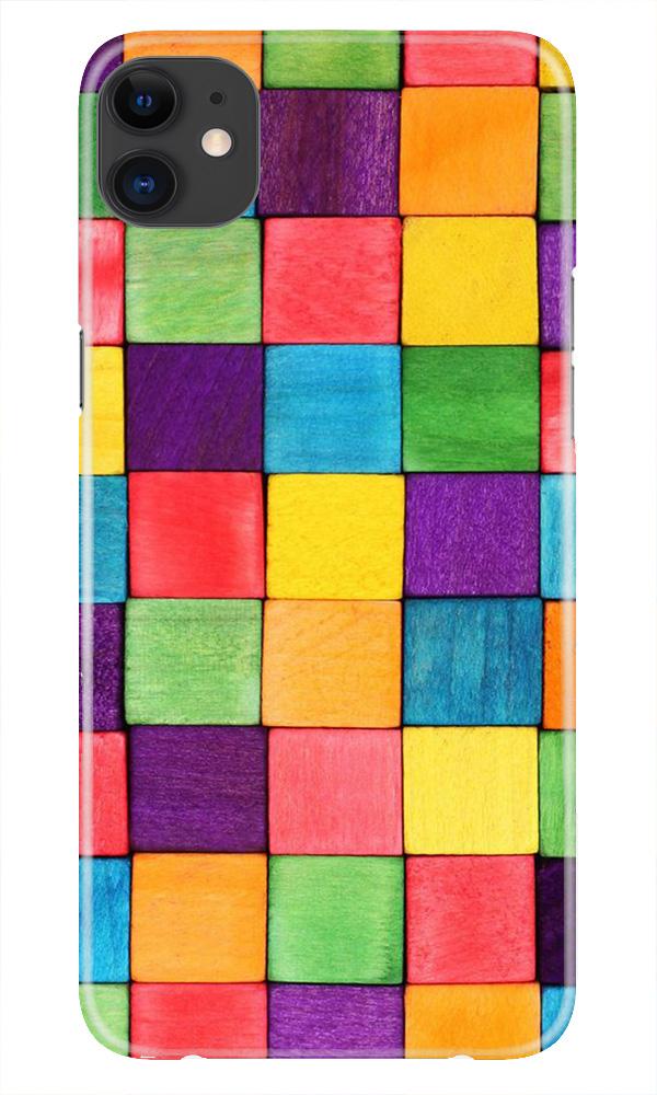 Colorful Square Mobile Back Case for iPhone 11 Pro Max logo cut (Design - 218) Colorful Square Case for iPhone 11 Pro Max logo cut (Design No. 218)