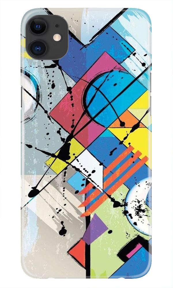 Modern Art Mobile Back Case for iPhone 11 Pro Max logo cut (Design - 235) Modern Art Case for iPhone 11 Pro Max logo cut (Design No. 235)