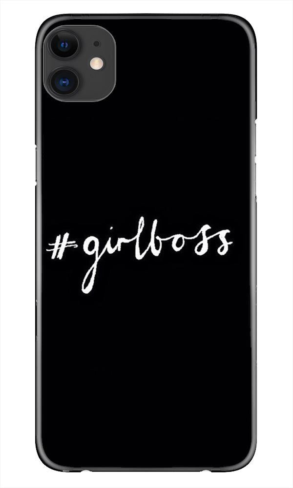 #GirlBoss Mobile Back Case for iPhone 11 Pro Max logo cut (Design - 266) #GirlBoss Case for iPhone 11 Pro Max logo cut (Design No. 266)