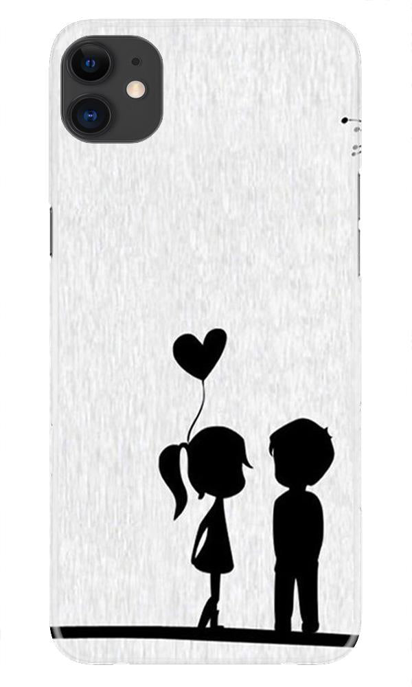 Cute Kid Couple Mobile Back Case for iPhone 11 Pro Max logo cut
