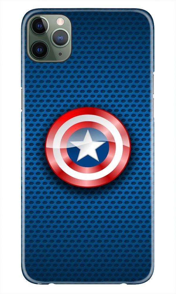 Captain America Shield Mobile Back Case for iPhone 11 Pro (Design - 253) Captain America Shield Case for iPhone 11 Pro (Design No. 253)