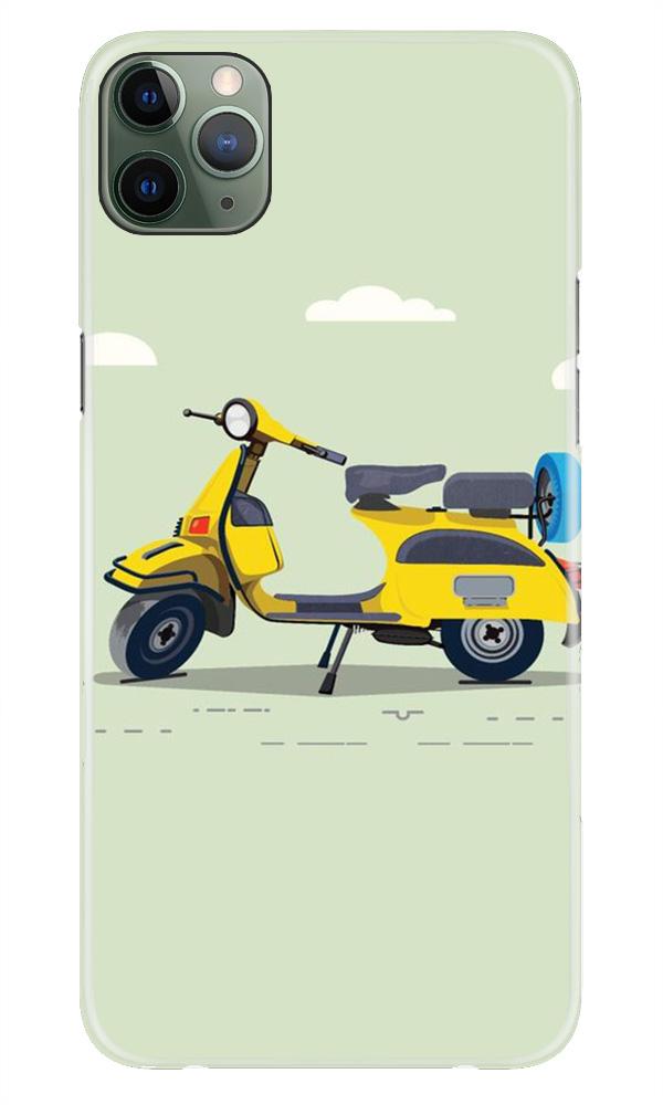 Vintage Scooter Mobile Back Case for iPhone 11 Pro (Design - 260) Vintage Scooter Case for iPhone 11 Pro (Design No. 260)