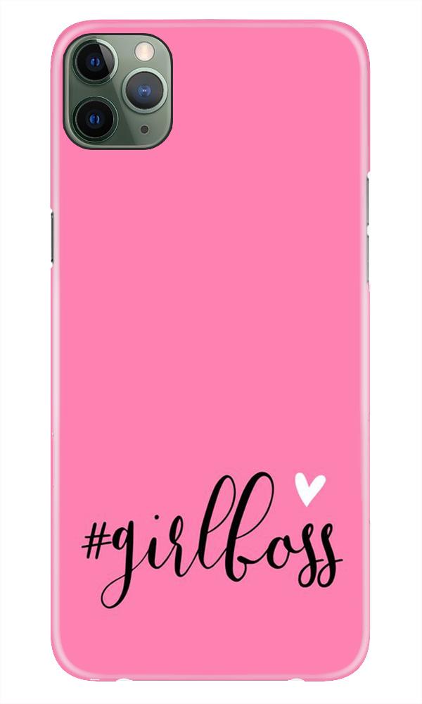 Girl Boss Pink Mobile Back Case for iPhone 11 Pro (Design - 269) Girl Boss Pink Case for iPhone 11 Pro (Design No. 269)