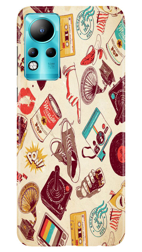 Vintage Mobile Back Case for Infinix Note 11 (Design - 35) Vintage Case for Infinix Note 11