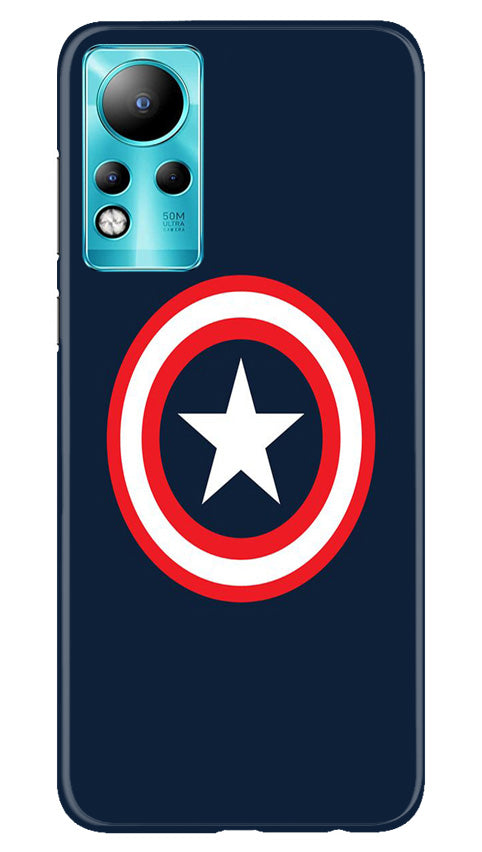 Captain America Mobile Back Case for Infinix Note 11 (Design - 42) Captain America Case for Infinix Note 11