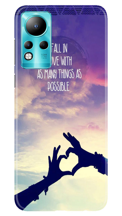 Fall in love Mobile Back Case for Infinix Note 11 (Design - 50) Fall in love Case for Infinix Note 11