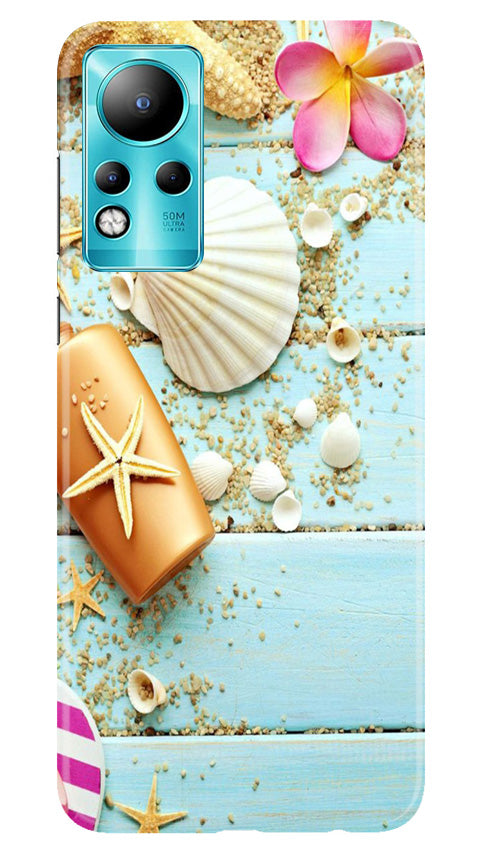 Sea Shells Mobile Back Case for Infinix Note 11 (Design - 63) Sea Shells Case for Infinix Note 11