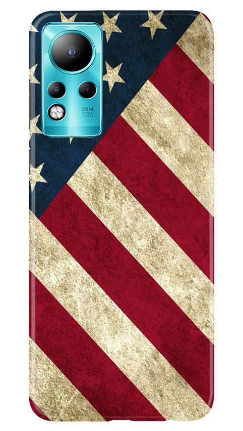 America Mobile Back Case for Infinix Note 11 (Design - 79) America Case for Infinix Note 11