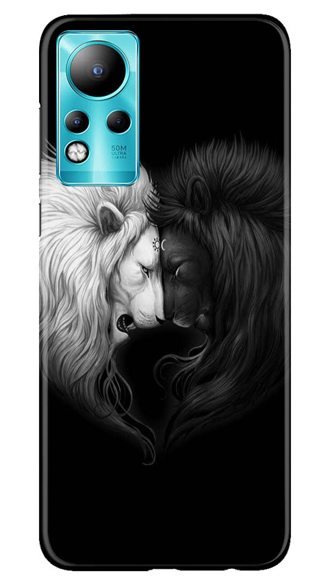 Dark White Lion Mobile Back Case for Infinix Note 11 (Design - 140) Dark White Lion Case for Infinix Note 11 (Design - 140)