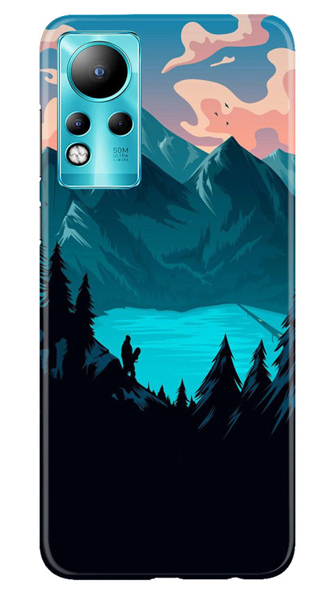 Mountains Mobile Back Case for Infinix Note 11 (Design - 155) Mountains Case for Infinix Note 11 (Design - 155)