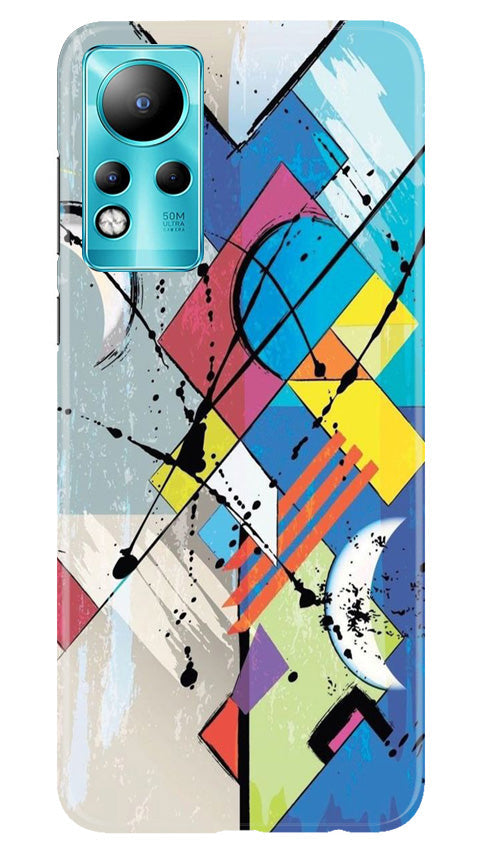Modern Art Mobile Back Case for Infinix Note 11 (Design - 203) Modern Art Case for Infinix Note 11 (Design No. 203)