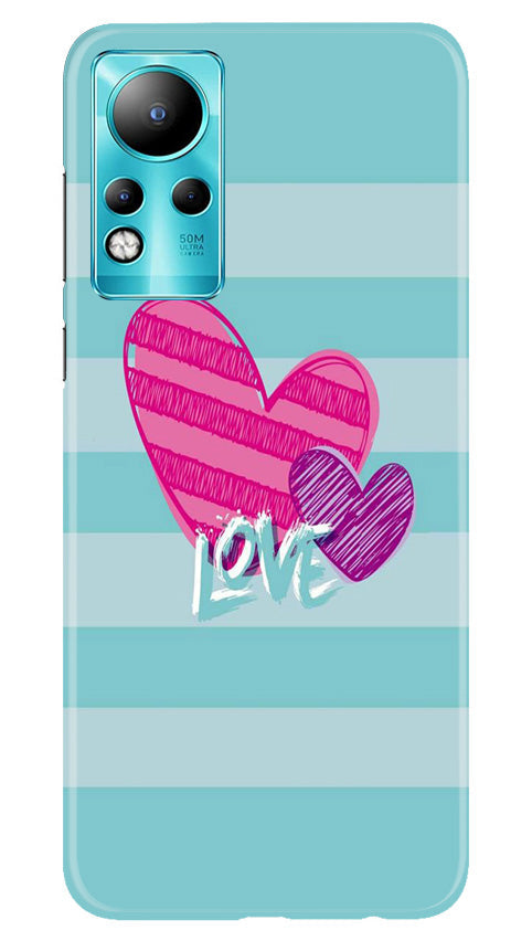 White Heart Mobile Back Case for Infinix Note 11 (Design - 260) White Heart Case for Infinix Note 11 (Design No. 260)