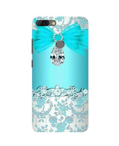 Shinny Blue Background Mobile Back Case for Infinix Hot 6 Pro (Design - 32) Shinny Blue Background Case for Infinix Hot 6 Pro