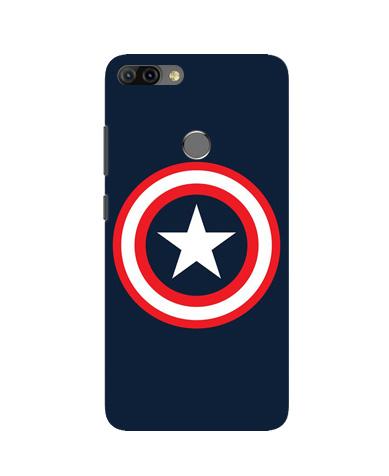 Captain America Mobile Back Case for Infinix Hot 6 Pro (Design - 42) Captain America Case for Infinix Hot 6 Pro