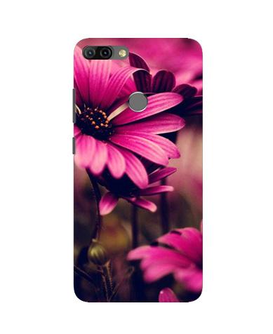 Purple Daisy Mobile Back Case for Infinix Hot 6 Pro (Design - 65) Purple Daisy Case for Infinix Hot 6 Pro