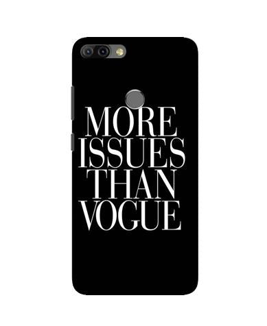 More Issues than Vague Mobile Back Case for Infinix Hot 6 Pro (Design - 74) More Issues than Vague Case for Infinix Hot 6 Pro