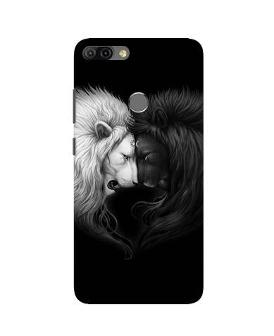 Dark White Lion Mobile Back Case for Infinix Hot 6 Pro (Design - 140) Dark White Lion Case for Infinix Hot 6 Pro (Design - 140)