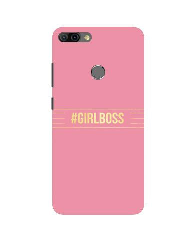 Girl Boss Pink Mobile Back Case for Infinix Hot 6 Pro (Design - 263) Girl Boss Pink Case for Infinix Hot 6 Pro (Design No. 263)