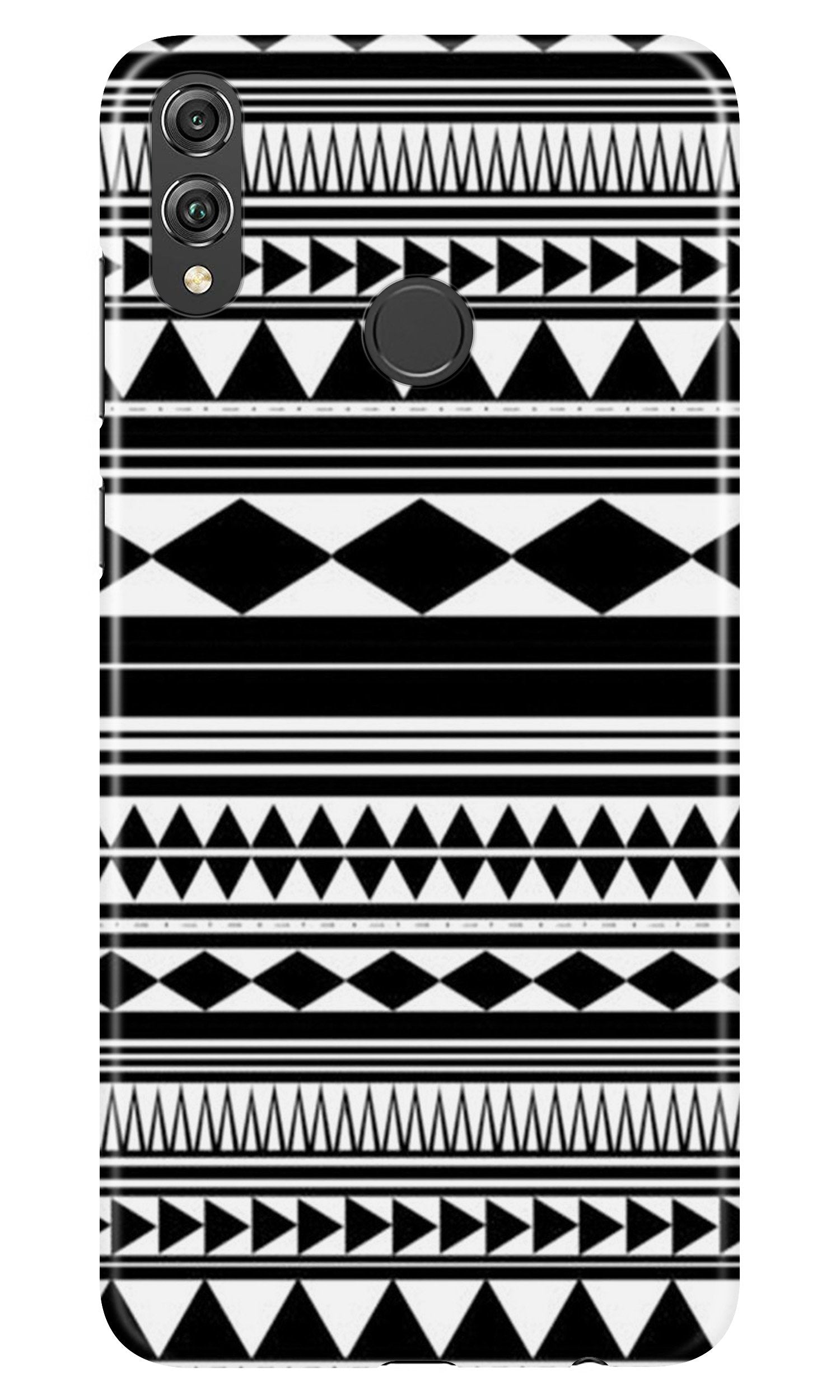 Black white Pattern Mobile Back Case for Infinix Hot 7 Pro (Design - 5) Black white Pattern Case for Infinix Hot 7 Pro