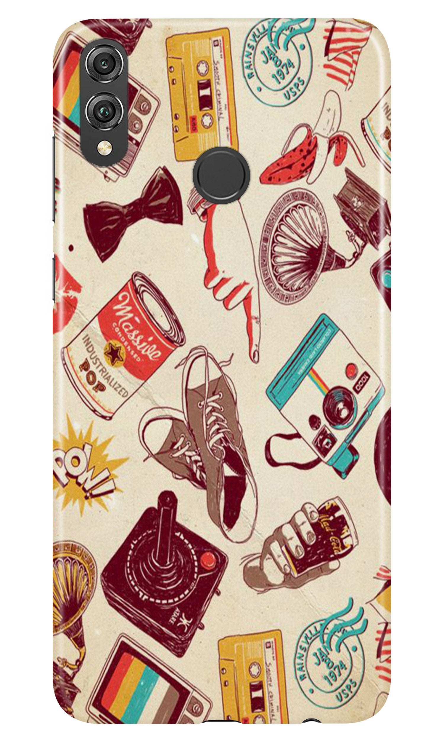 Vintage Mobile Back Case for Infinix Hot 7 Pro (Design - 35) Vintage Case for Infinix Hot 7 Pro