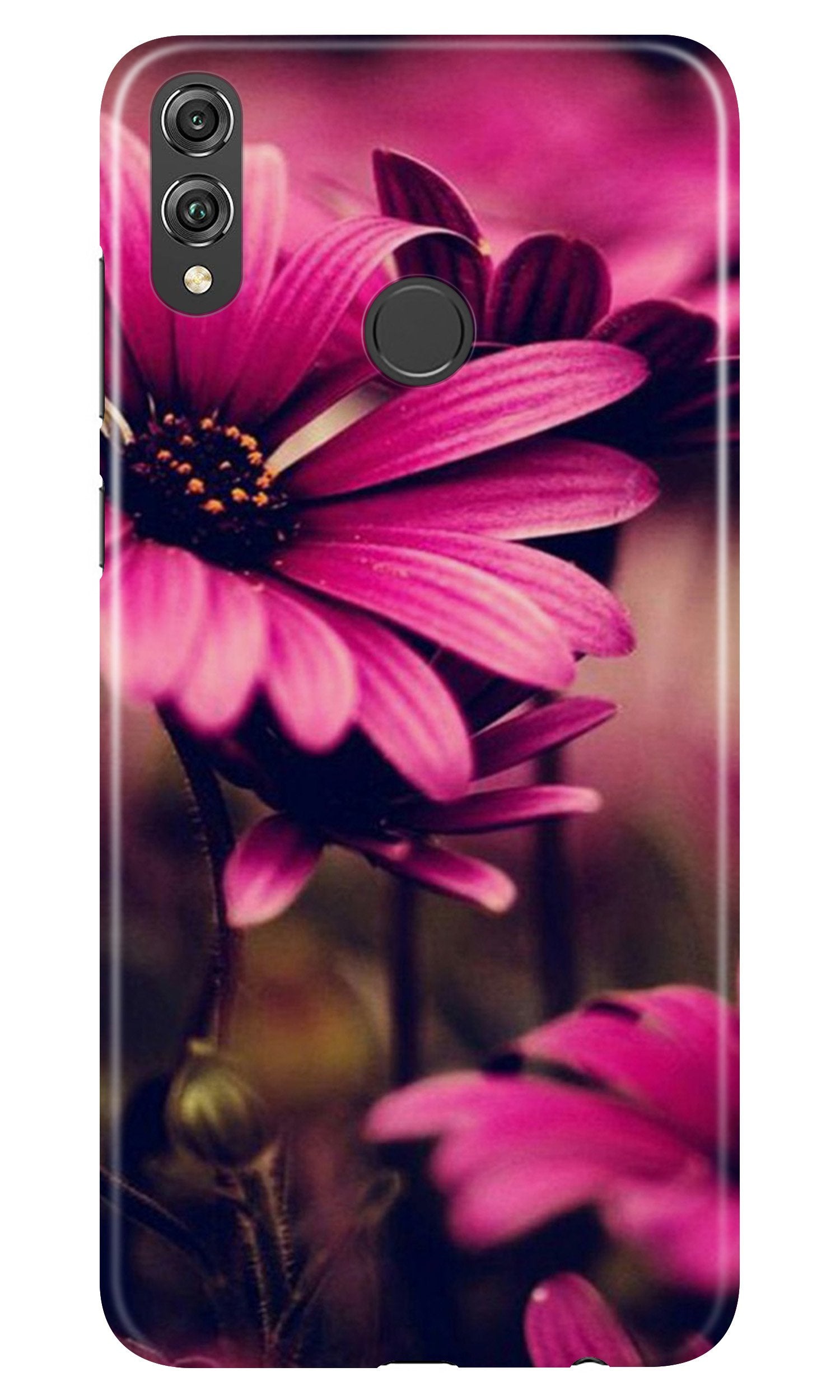 Purple Daisy Mobile Back Case for Infinix Hot 7 Pro (Design - 65) Purple Daisy Case for Infinix Hot 7 Pro