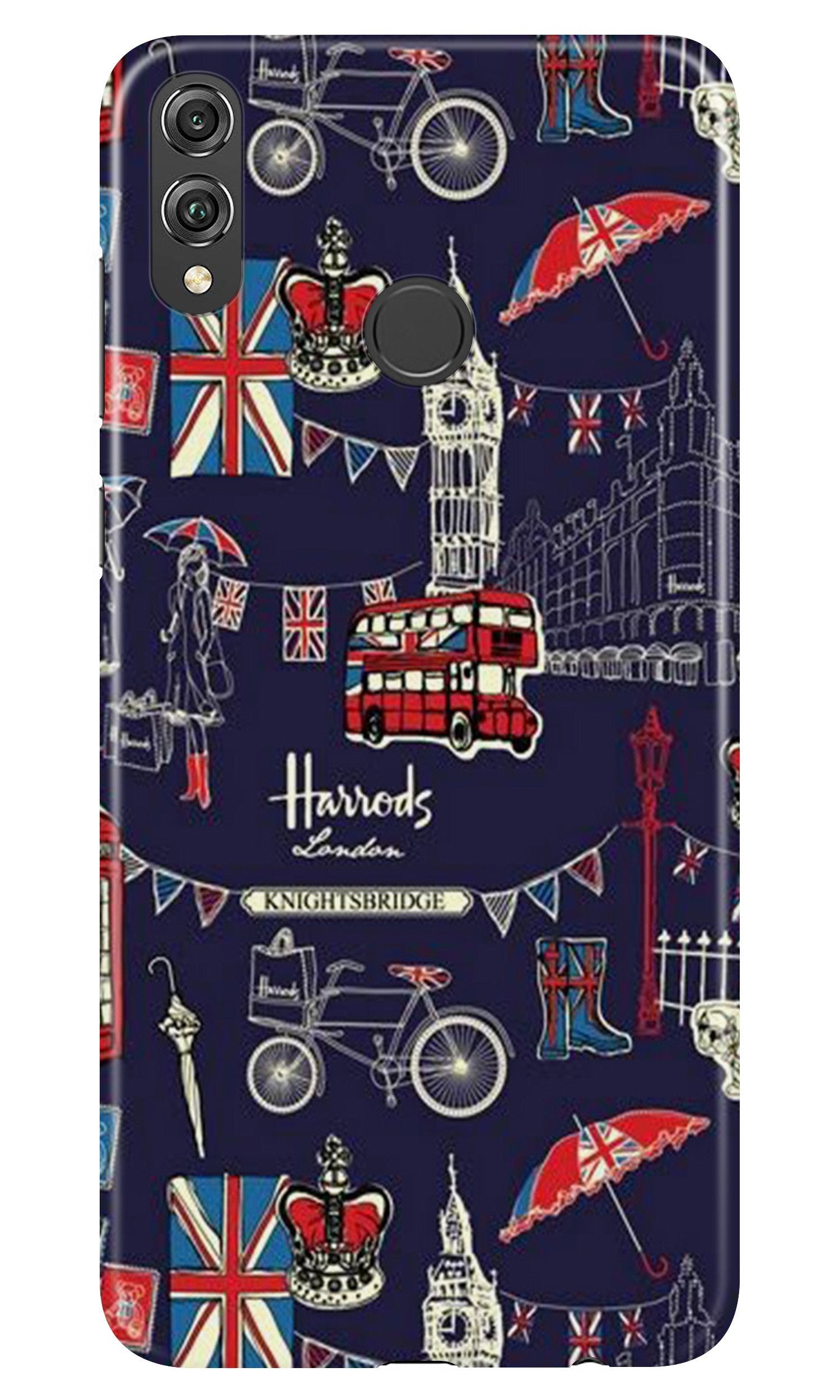 Love London Mobile Back Case for Infinix Hot 7 Pro (Design - 75) Love London Case for Infinix Hot 7 Pro