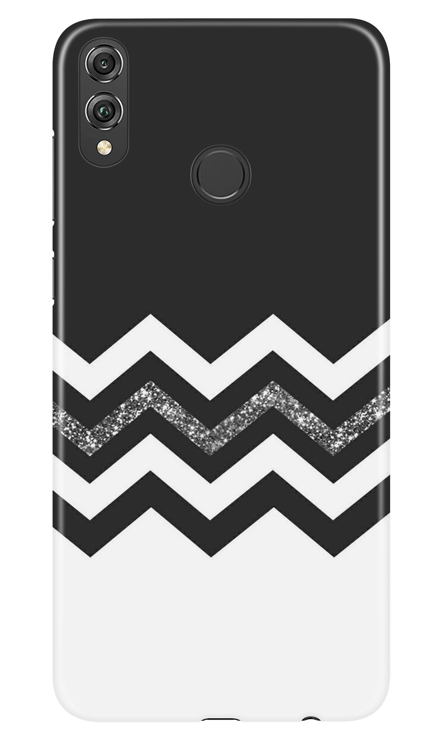Black white Pattern2Mobile Back Case for Infinix Hot 7 Pro (Design - 83) Black white Pattern2Case for Infinix Hot 7 Pro