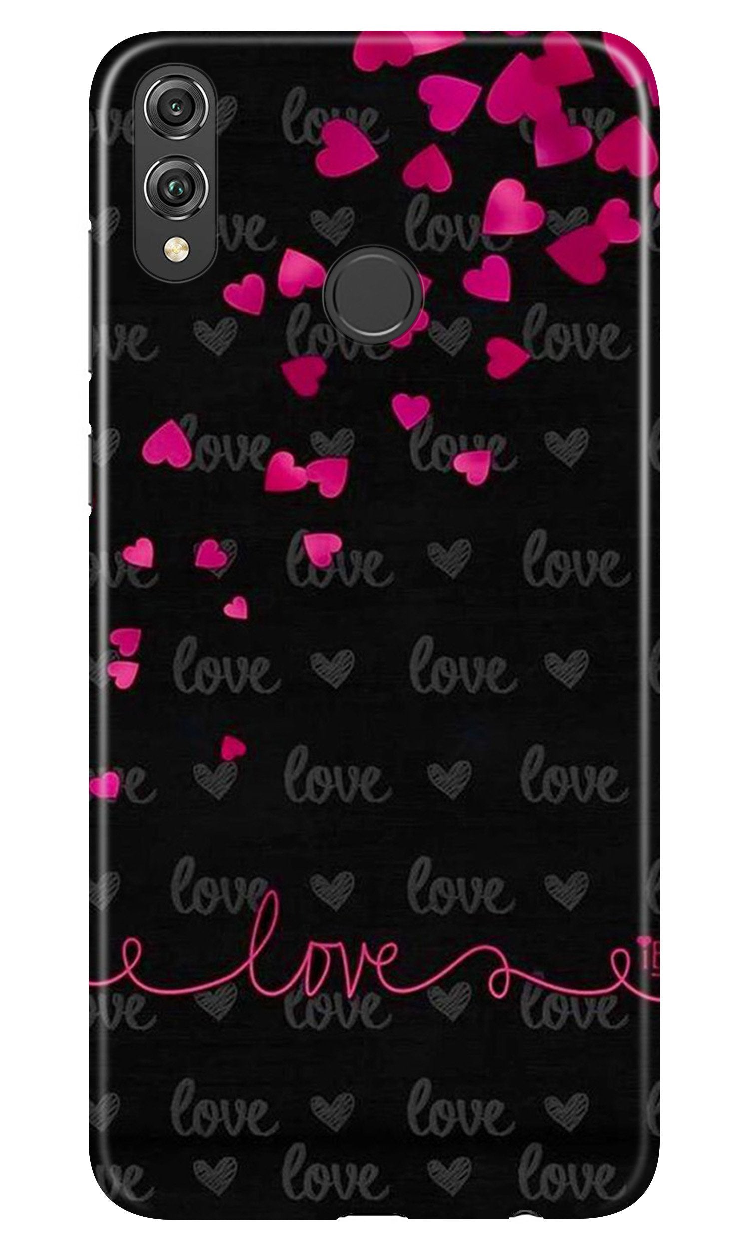 Love in Air Mobile Back Case for Infinix Hot 7 Pro (Design - 89) Love in Air Case for Infinix Hot 7 Pro