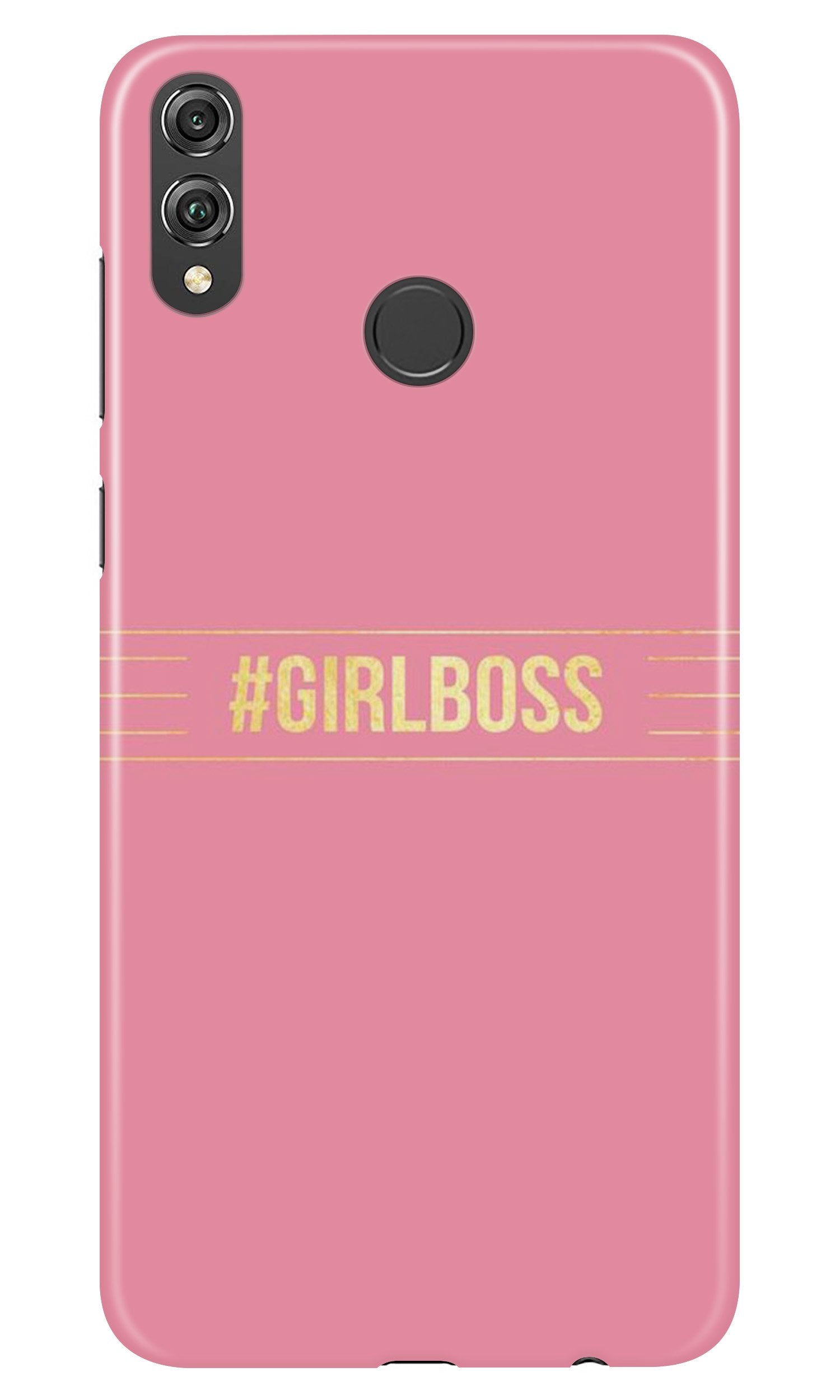 Girl Boss Pink Mobile Back Case for Infinix Hot 7 Pro (Design - 263) Girl Boss Pink Case for Infinix Hot 7 Pro (Design No. 263)