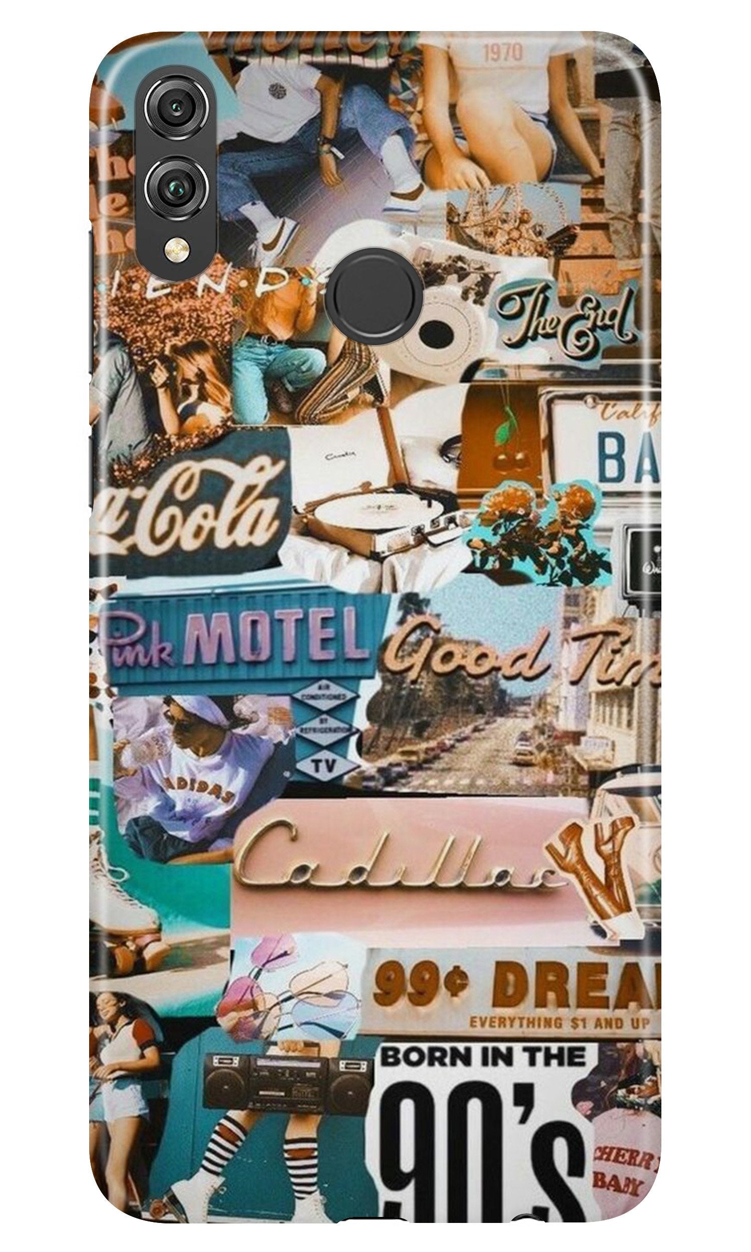 Vintage Design Mobile Back Case for Infinix Hot 7 Pro (Design - 284) Vintage Design Case for Infinix Hot 7 Pro (Design No. 284)