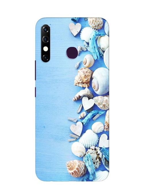 Sea Shells2 Mobile Back Case for Infinix Hot 8 (Design - 64) Sea Shells2 Case for Infinix Hot 8
