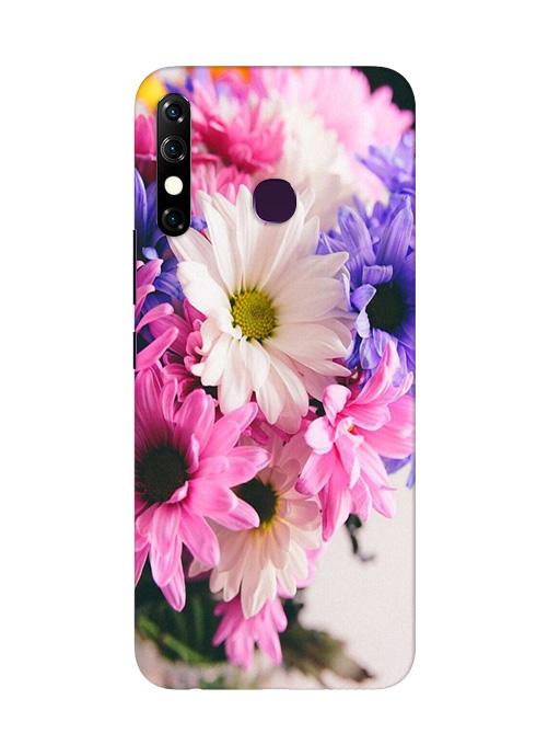 Coloful Daisy Mobile Back Case for Infinix Hot 8 (Design - 73) Coloful Daisy Case for Infinix Hot 8