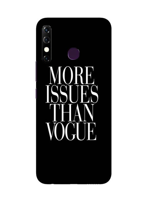 More Issues than Vague Mobile Back Case for Infinix Hot 8 (Design - 74) More Issues than Vague Case for Infinix Hot 8