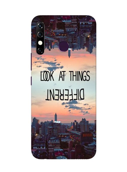 Look at things different Mobile Back Case for Infinix Hot 8 (Design - 99) Look at things different Case for Infinix Hot 8