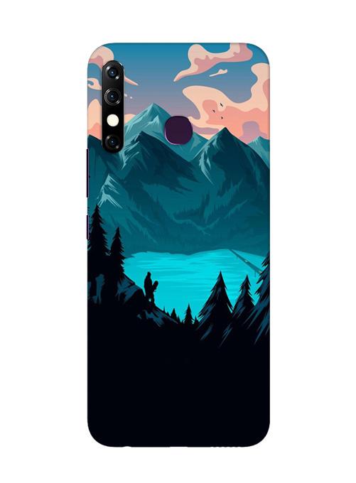 Mountains Mobile Back Case for Infinix Hot 8 (Design - 186) Mountains Case for Infinix Hot 8 (Design - 186)