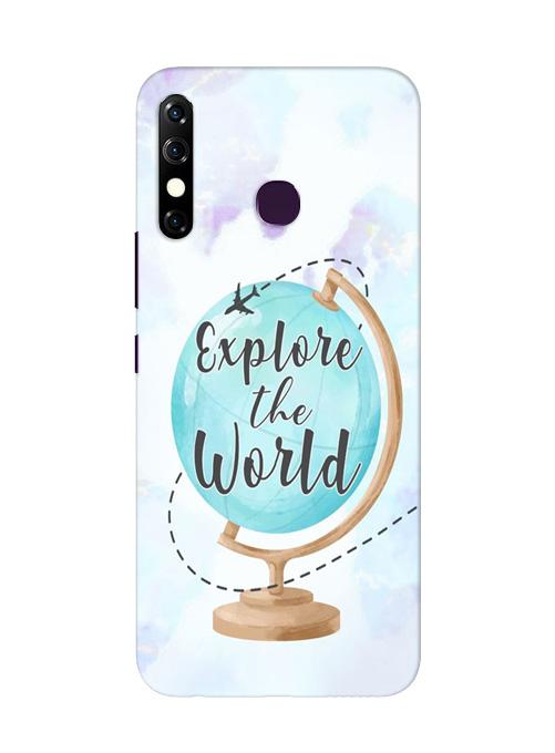 Explore the World Mobile Back Case for Infinix Hot 8 (Design - 207) Explore the World Case for Infinix Hot 8 (Design No. 207)