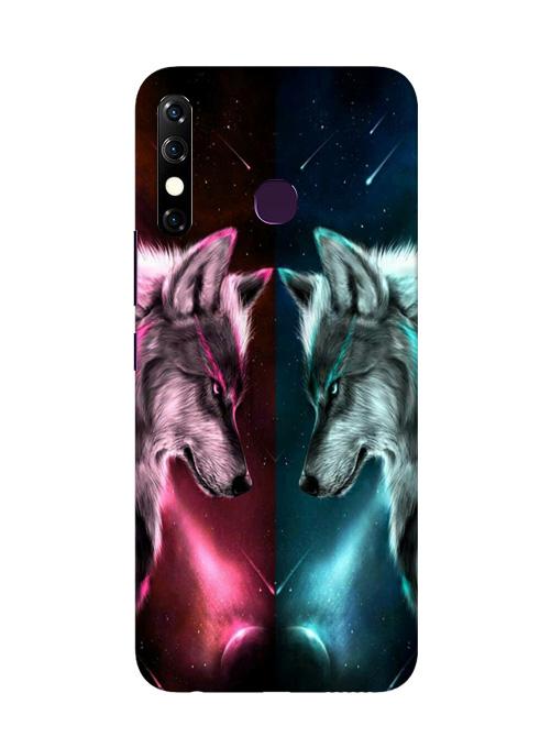 Wolf fight Mobile Back Case for Infinix Hot 8 (Design - 221) Wolf fight Case for Infinix Hot 8 (Design No. 221)