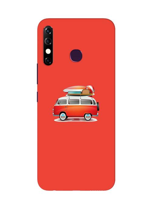 Travel Bus Mobile Back Case for Infinix Hot 8 (Design - 258) Travel Bus Case for Infinix Hot 8 (Design No. 258)