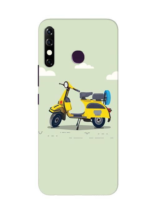 Vintage Scooter Mobile Back Case for Infinix Hot 8 (Design - 260) Vintage Scooter Case for Infinix Hot 8 (Design No. 260)