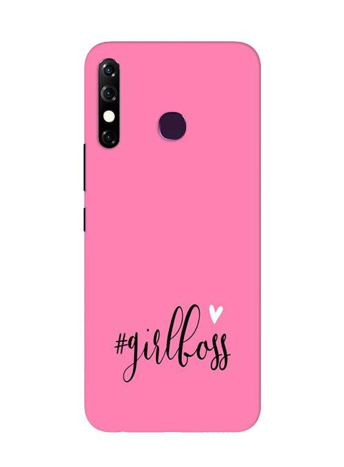 Girl Boss Pink Mobile Back Case for Infinix Hot 8 (Design - 269) Girl Boss Pink Case for Infinix Hot 8 (Design No. 269)