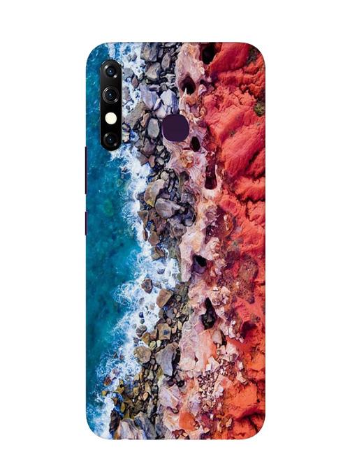 Sea Shore Mobile Back Case for Infinix Hot 8 (Design - 273) Sea Shore Case for Infinix Hot 8 (Design No. 273)