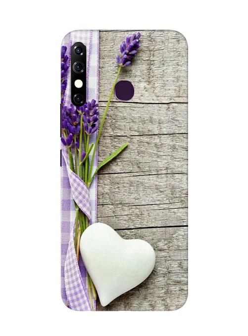 White Heart Mobile Back Case for Infinix Hot 8 (Design - 298) White Heart Case for Infinix Hot 8 (Design No. 298)