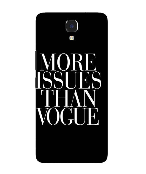 More Issues than Vague Mobile Back Case for Infinix Note 4 (Design - 74) More Issues than Vague Case for Infinix Note 4