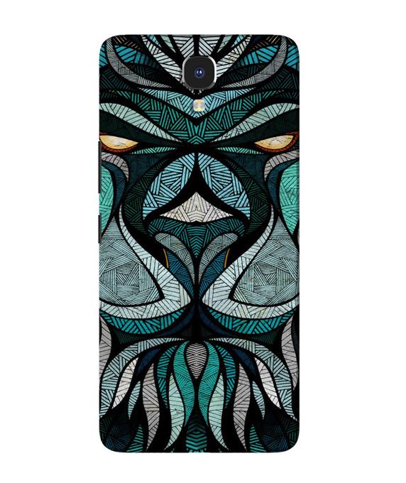 Lion Mobile Back Case for Infinix Note 4 (Design - 97) Lion Case for Infinix Note 4