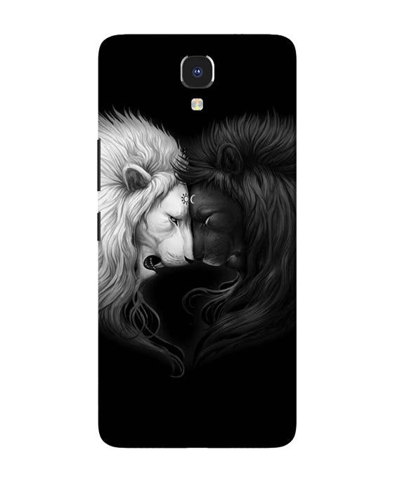 Dark White Lion Mobile Back Case for Infinix Note 4 (Design - 140) Dark White Lion Case for Infinix Note 4 (Design - 140)
