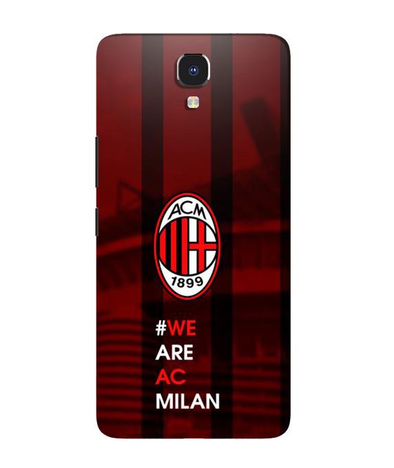 AC Milan Mobile Back Case for Infinix Note 4 (Design - 155) AC Milan Case for Infinix Note 4 (Design - 155)